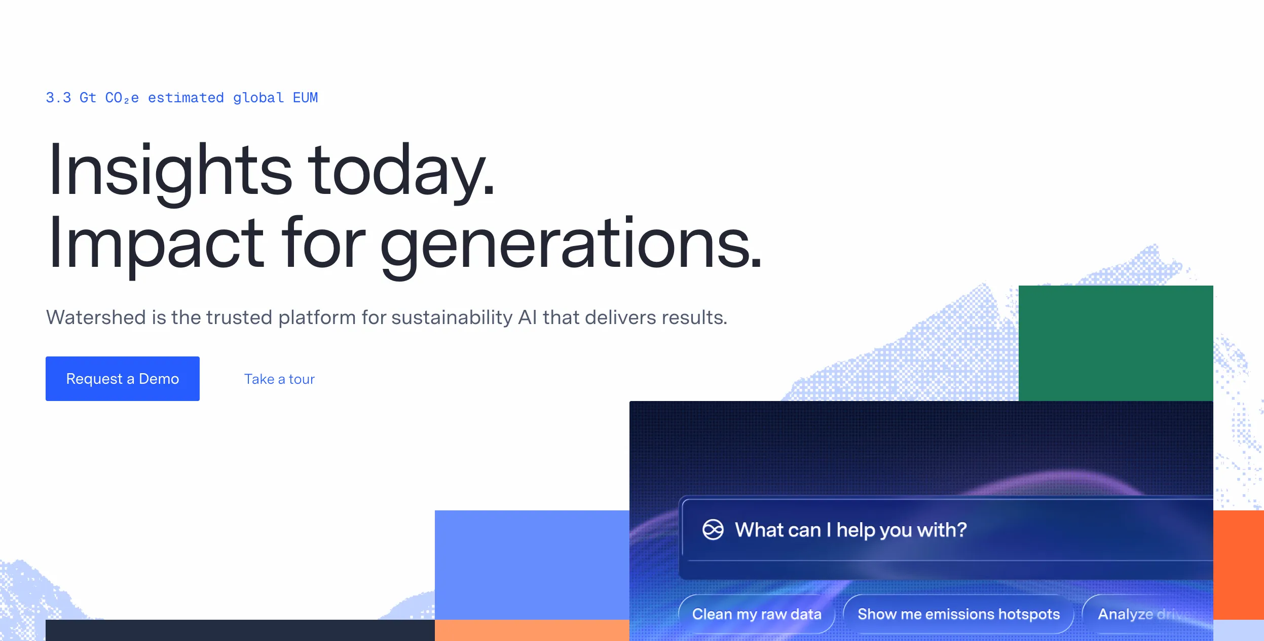 Watershed homepage - Logiciel ESG