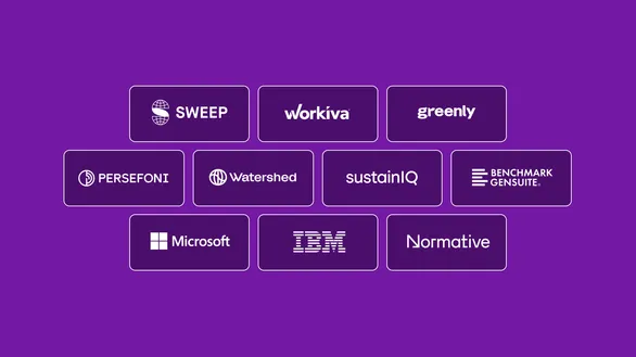 Top ESG software companies